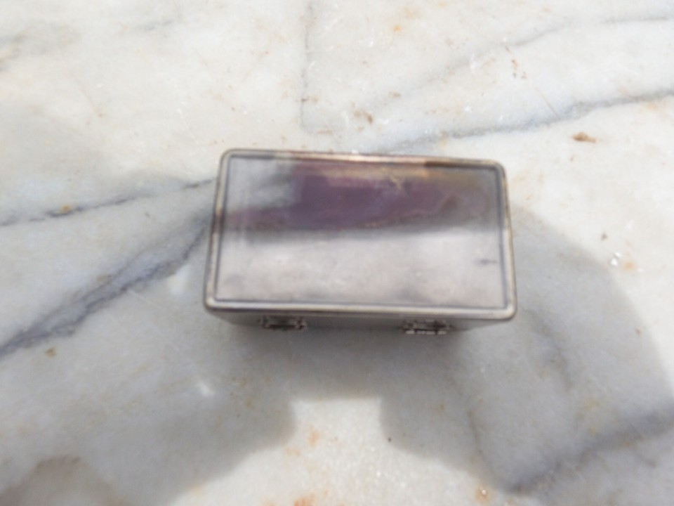 Vintage Gillette Safety Razor Case ONLY, Bostonian Chrome/Dark Violet ...