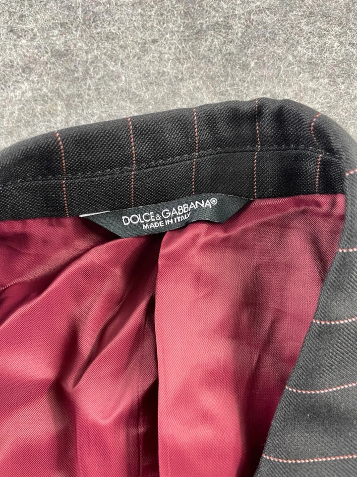 Traje DOLCE & GABBANA Matricola Modelo GKGJMT 2 Piezas Rayas Negras EU 52 Foto 4 de 4