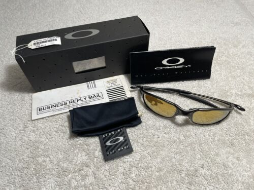 Oakley X-Metal Juliet CORVETTE Sunglasses - 24K Gold Iridium - BOXED - VERY NICE - Picture 1 of 10