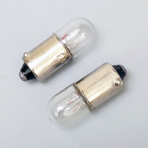 2x B9 Bayonet Indicator Light Bulb Lamp 6.3/12/24/30/36/48V 1/1.5/2/3/5W 9x28mm - Afbeelding 1 van 4