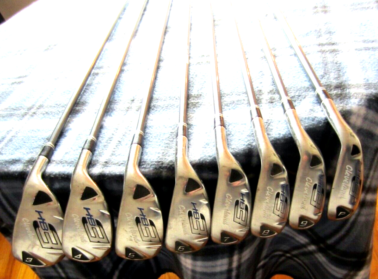 Cleveland HB3 Set 3 PW Graphite 65g Reg Flex Mens RH iron set all