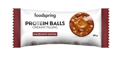 foodspring Protein Balls Hazelnut Cocoa Protein Snack Datteln 12x40 g