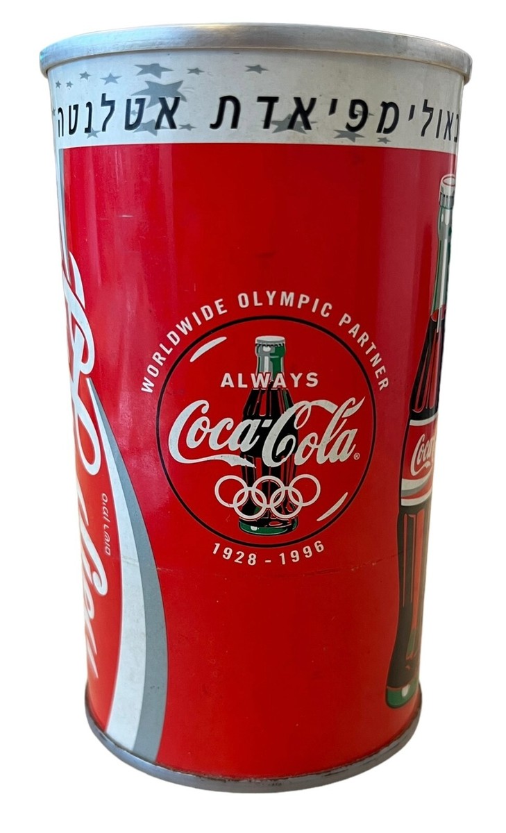 Coca Cola Ad Can With T Shirt Atlanta Olympics 1996 Rare