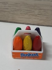 Sunkist Miniature Crayon Carrier Set Vintage