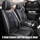 For Hyundai Tucson Accent Sonata Elantra Car 5-Seat Covers PU Leather Full Set