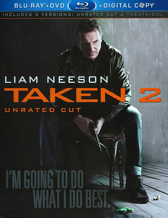 Taken 2 (Unrated Cut) [Blu-ray] DVD 2012 Action,  Liam Neeson, Famke Janssen, Ma - 第 1/1 張圖片