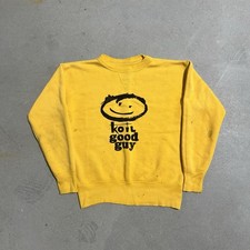 Rare Limited 1960s KOIL Radio Good Guy V-Insert Sweatshirt Size M Made In USA