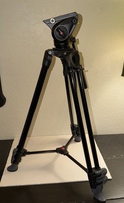 Manfrotto MVT502AM Tripod Legs with MVH500A Fluid Head  Original Carry Bag 