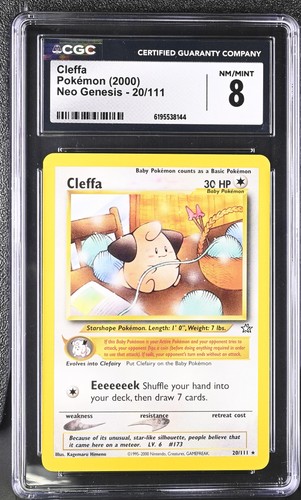 Cleffa (Unlimited) graded CGC 8 for sale on eBay