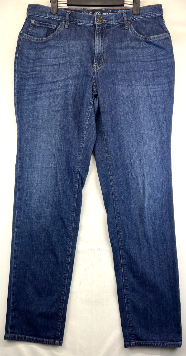Eddie Bauer Jeans - Womens Size 14 - Blue - Boyfriend - Slim - Mid Rise (4983)