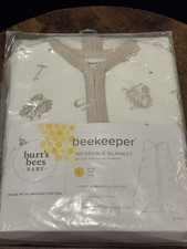 BURT  S BEES BABY Beekeeper Wearable Blanket L 12-18M Cream Lamb New In Package