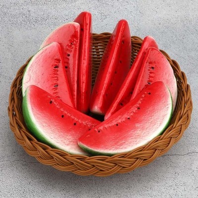 Wassermelonenscheiben Simulierter Obstschaum Wassermelonenscheibe Zur Dekoration