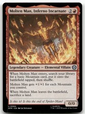 X4 Molten Man, Inferno Incarnate U Marvel's Spider-Man 84 MTG NM PLAYSET