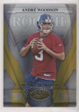 2008 Leaf Certified Materials New Generation Mirror Gold 10/25 Andre Woodson 0q3