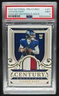 2025 National Treasures Jaxson Dart Century Materials RC Patch Gold #/49 PSA 9