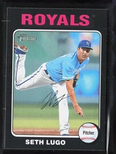 2024 Topps Heritage #395 Seth Lugo Black Border