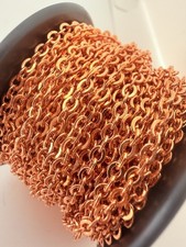 Copper Plated Cable Flat Chain 10 Meter Spool 2.8mm