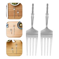 2 Pcs Replacement Heads for Cutlery Forks and Spoons Flatware Custom