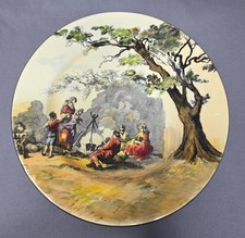 Royal Daulton The Gypsies Old English Scenes Plate 10 3/8