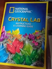 National Geographic Crystal Growing Lab Opened Box Complete Set