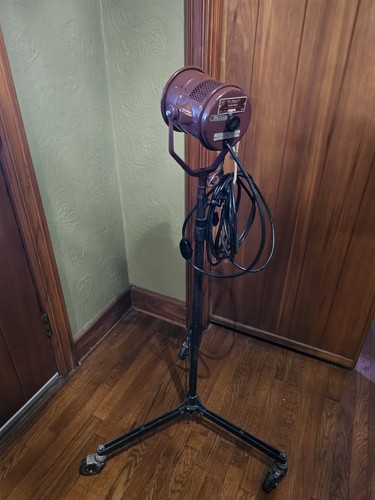 Teenie Mole Spot Light with Stand, Vintage Mole-Richardson