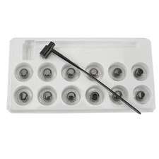 7 Star Needle Plum Blossom Dermal Hammer Set 13pcs Replaceable Heads Kit Therapy