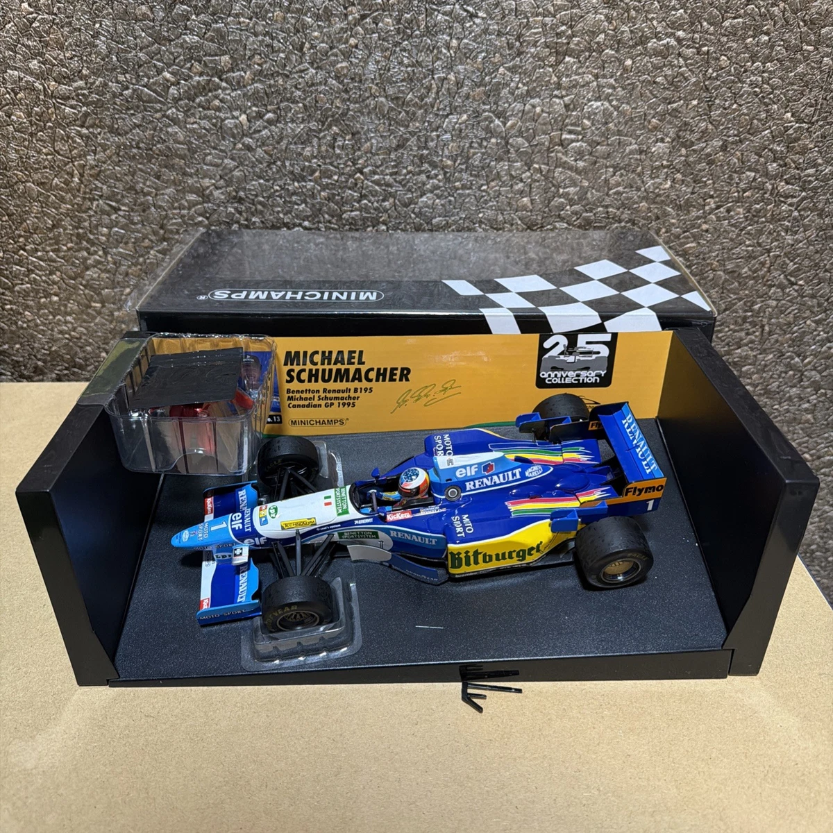Miniature Voiture Minichamps 1/18 – Mercedes 190E 2.5 16 Evo1 – Alain Cudini
