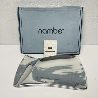 2000 Nambe Handcrafted Metal Serving Twist Tray #705