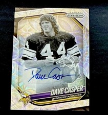 2025 Prizm Choice Auto Dave Casper “The Ghost” /100. Hall Of Fame