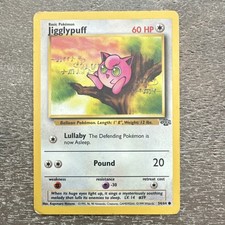 Pokémon Jigglypuff Common 54/64 Jungle Unlimited 1999 Basic 60 HP Regular