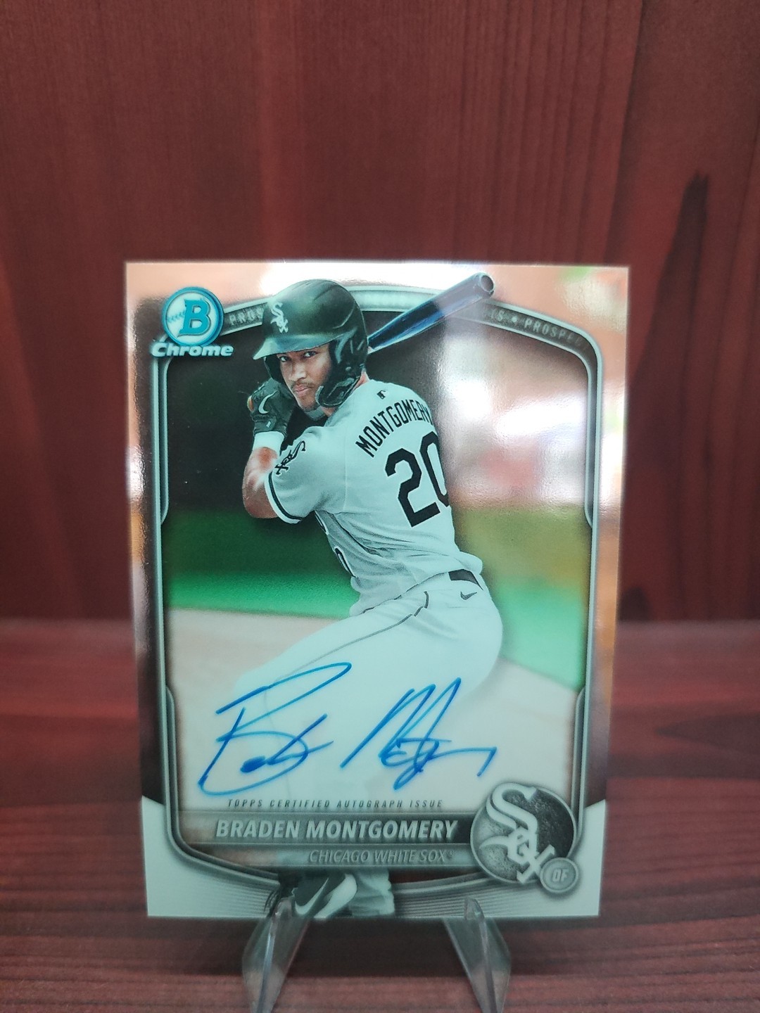 2025 Bowman - Chrome Prospect Autographs Braden Montgomery #CPA-BM (AU, RC)