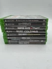 Xbox One Game Lot 8 Games COD Cold War Siege Sniper Elite 4 Battlefront II