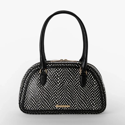 NEW BRAHMIN WOMEN'S LEATHER ANGIE DOME SATCHEL HANDBAG EVERLASTING GLORIETA