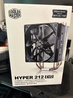 Cooler Master Hyper 212 EVO - CPU Cooler with 120mm PWM Fan (RR-212E-20PK-R2)