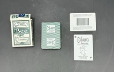 Vintage Cal Neva Lodge Hotel & Casino Lake Tahoe Green Playing Cards N0. 92