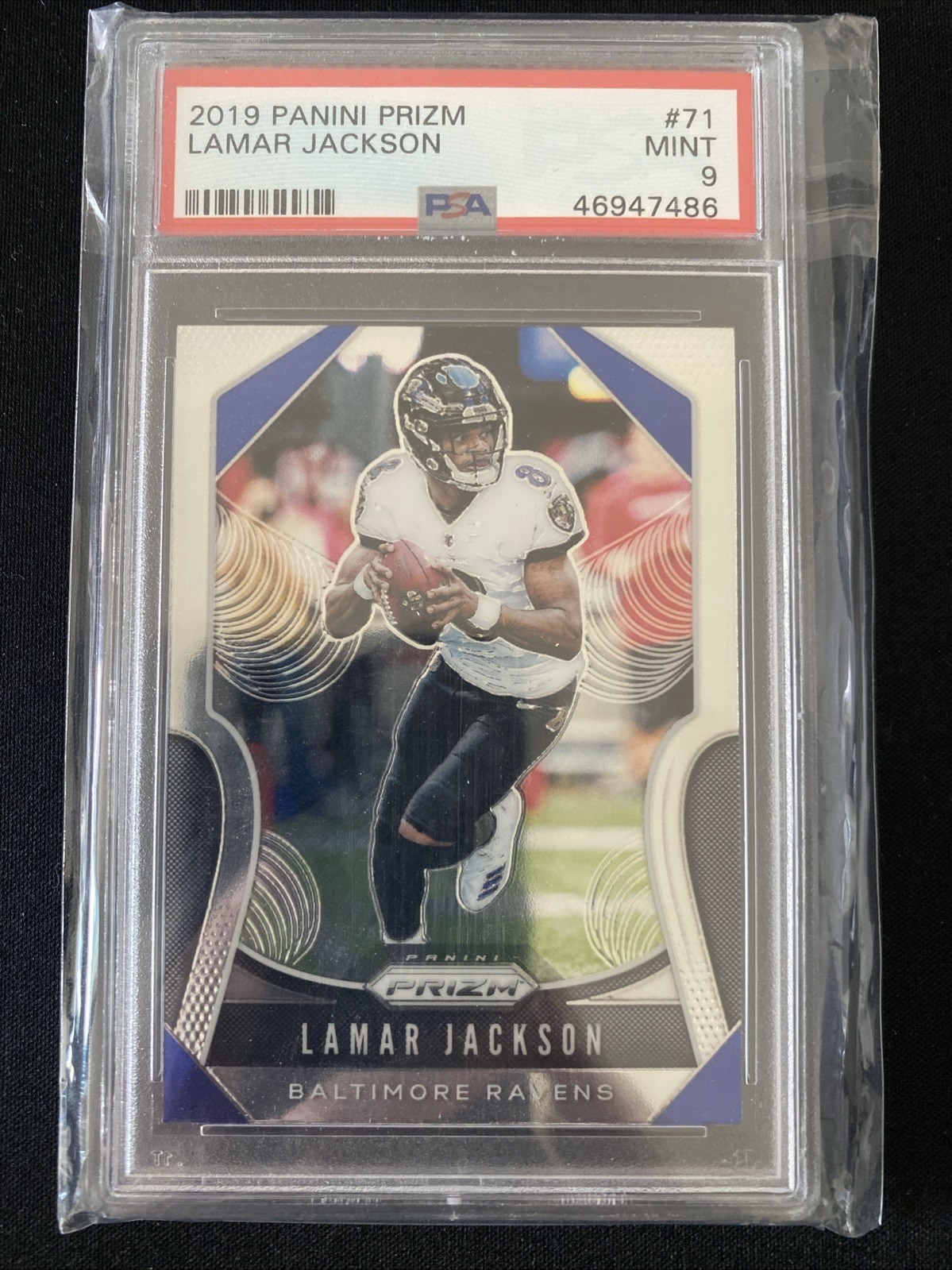 🔥 2019 Panini Prizm #71 Lamar Jackson PSA 9 MINT #635 🔥 MVP NFL STAR