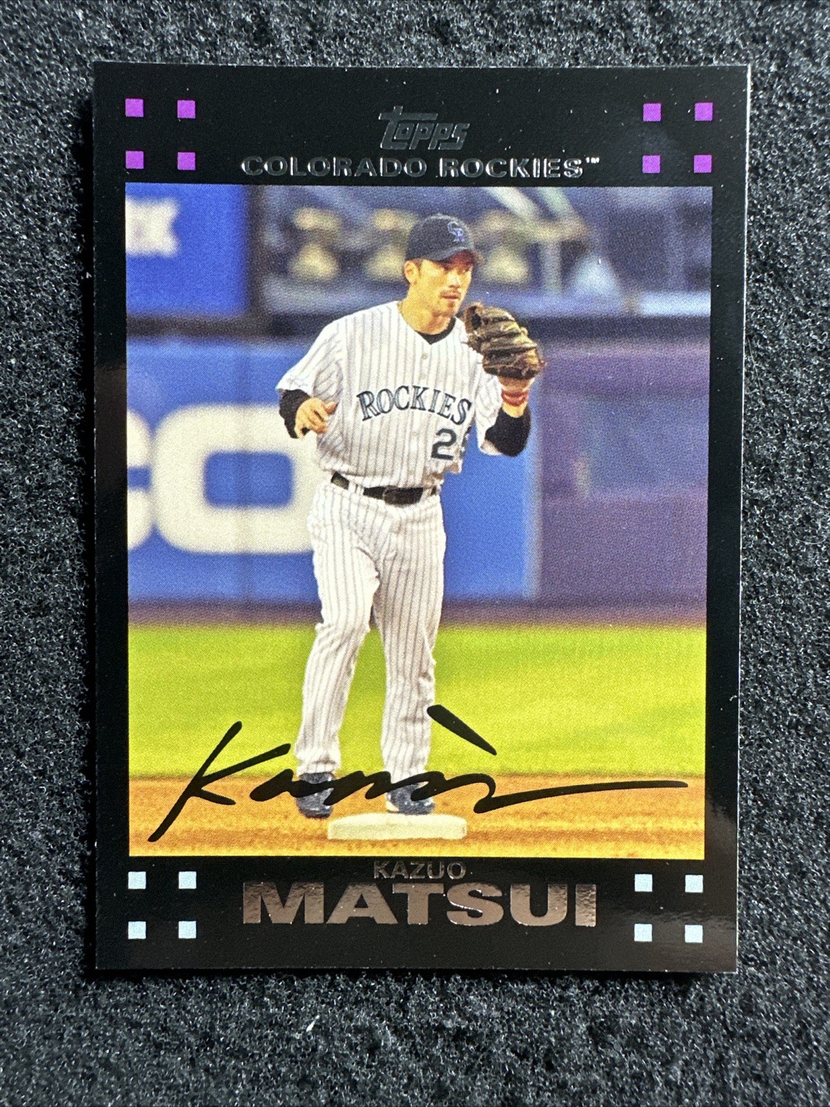 KAZUO MATSUI #210 2007 Topps Baseball QTY Colorado Rockies
