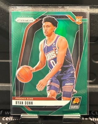 Ryan Dunn 2024-25 Panini Prizm Green RC #258 Suns