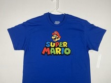 Super Mario Bros T-Shirt, Retro Nintendo Tee Size Medium Brand New Condition