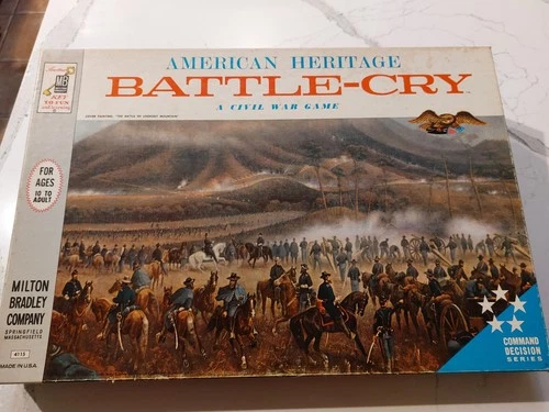 VINTAGE MILTON BRADLEY 1961 BATTLE CRY BOARD GAME **COMPLETE**