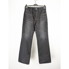 Saint Laurent Paris D35 70's Flare Denim Jeans in Black 33 BNWT