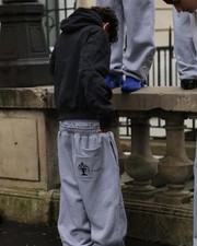 2025 Sweat Pants Baggy Y2k Poker Embroidered Double Waist Jogging Sweatpants Pun