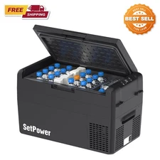 12V Car Refrigerator Freezer Portable Compressor Cooler APP Control for Camping