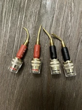 CNCESS CESS-220 Pin Banana Plug to 4mm Female Jack/Speaker Wire, 4... 