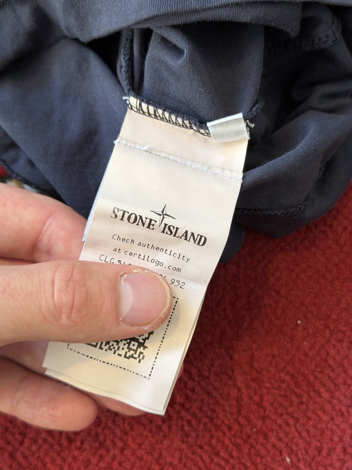 Stone Island Junior Patch Program Navy Blue T Shi… - image 8
