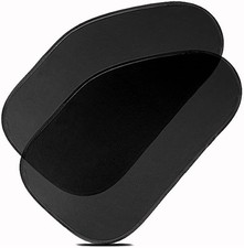 Side Window Cling On Sun Shades- 2-Pack Mesh Car Pop-Up Non 2-Piece Side Window