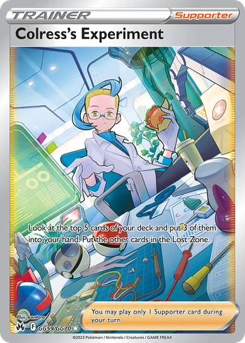 Pokemon Crown Zenith: Galarian Gallery Colress's Experiment GG59/GG70 - NM