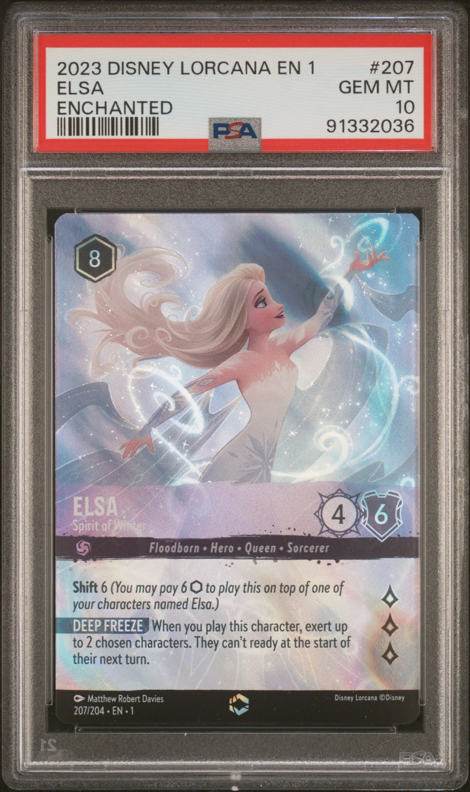 Elsa - Spirit of Winter 2023 The First Chapter #207/204 Elsa - Spirit of Winter 2023 The First Chapter #207/204