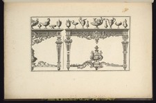 Lepautre Table Design Vases Vintage Art Reprint Wall Art