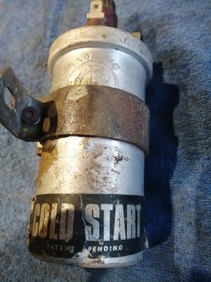 BSA TRIUMPH UNBEKANNT 12V ZÜNDSPULE & HALTERUNG OLDTIMER MOTORRAD ZUM RESTAURIEREN